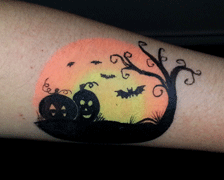 halloween arm design