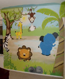 Safari Baby mural