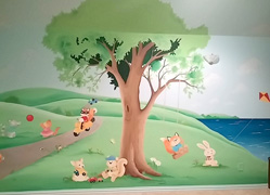 play room mural