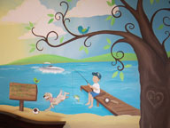 beach mural