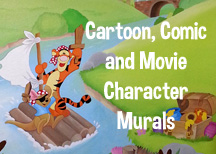 Cartoon, Comic and Movie Character Murals (Disney, etc.) Gallery