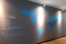 world map Mural