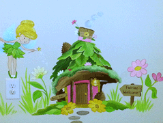 Fairy House - Tinkerbell Mural