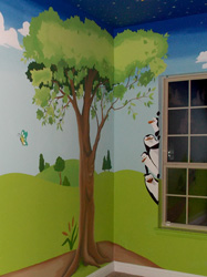 Disney playroom mural