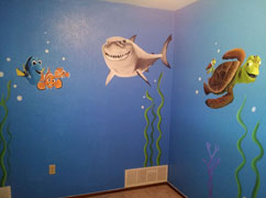 Finding Nemo mural