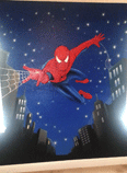 spiderman mural
