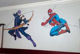 Avengers wall mural