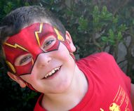 Flash face painting