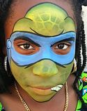 Ninja turtle face painting
