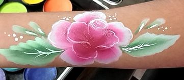 Rose arm painting